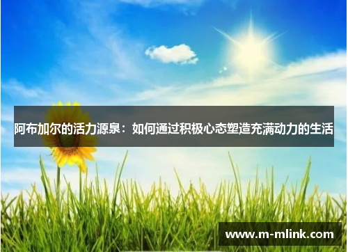 阿布加尔的活力源泉：如何通过积极心态塑造充满动力的生活